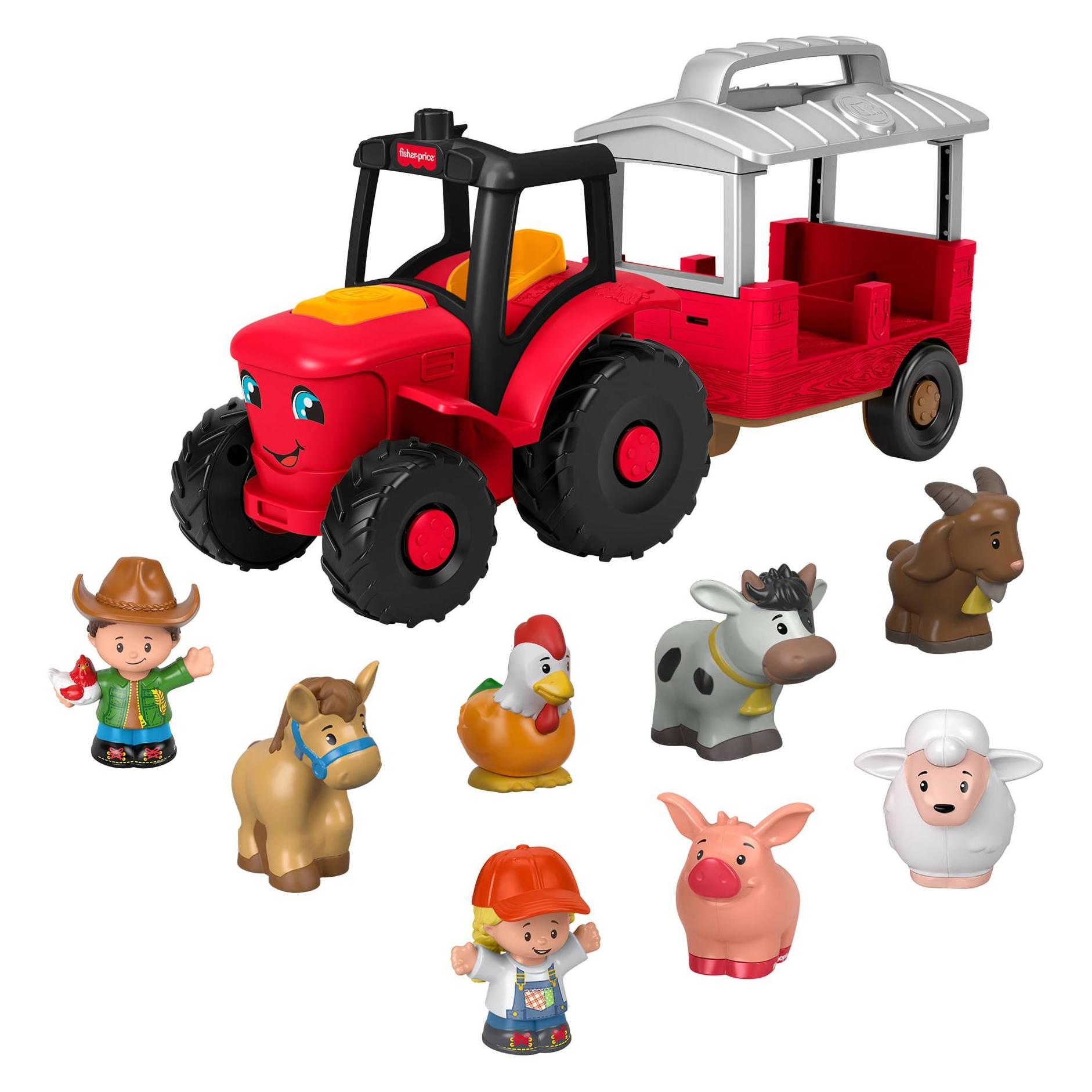 Mattel Little People Caring For Animals Tractor Gift Set (JLM99)