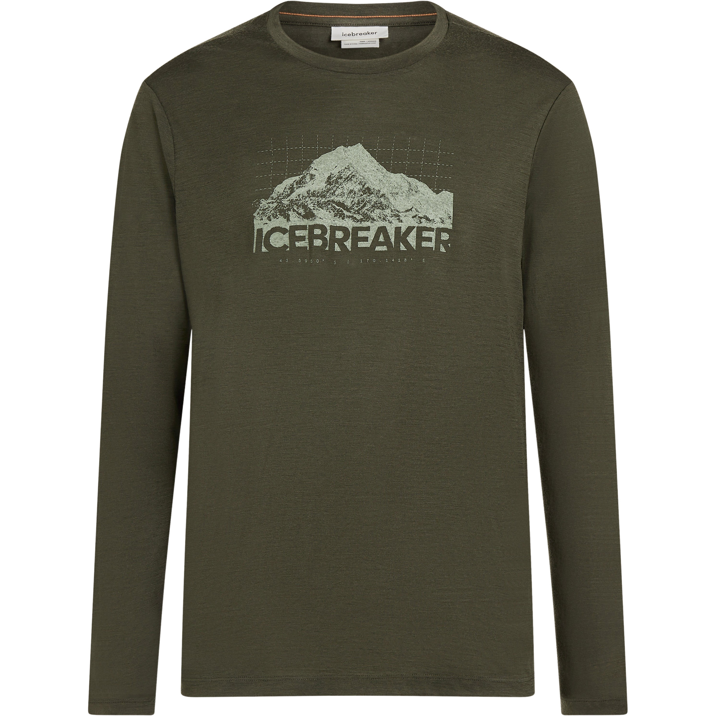 Icebreaker Merino 150 Tech Lite Aoraki Explorer Herren Longsleeves gruen Größe S Trekking Hautfreundlich Merinowolle