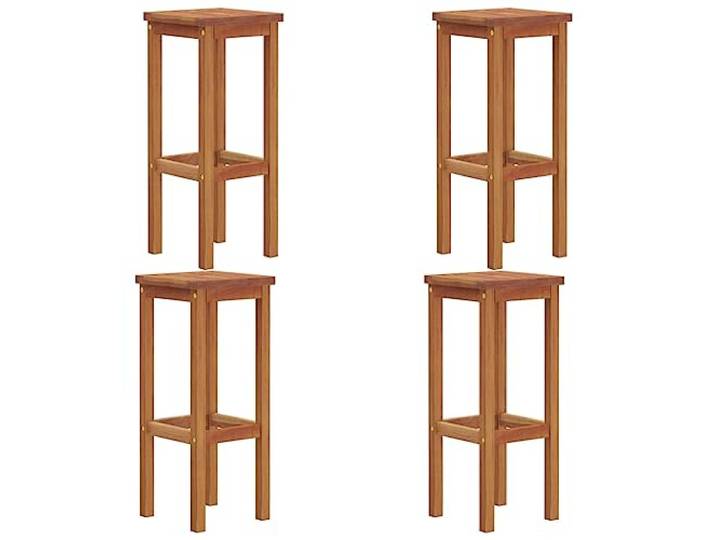 vidaXL Barhocker 4 STK. Massivholz Akazie