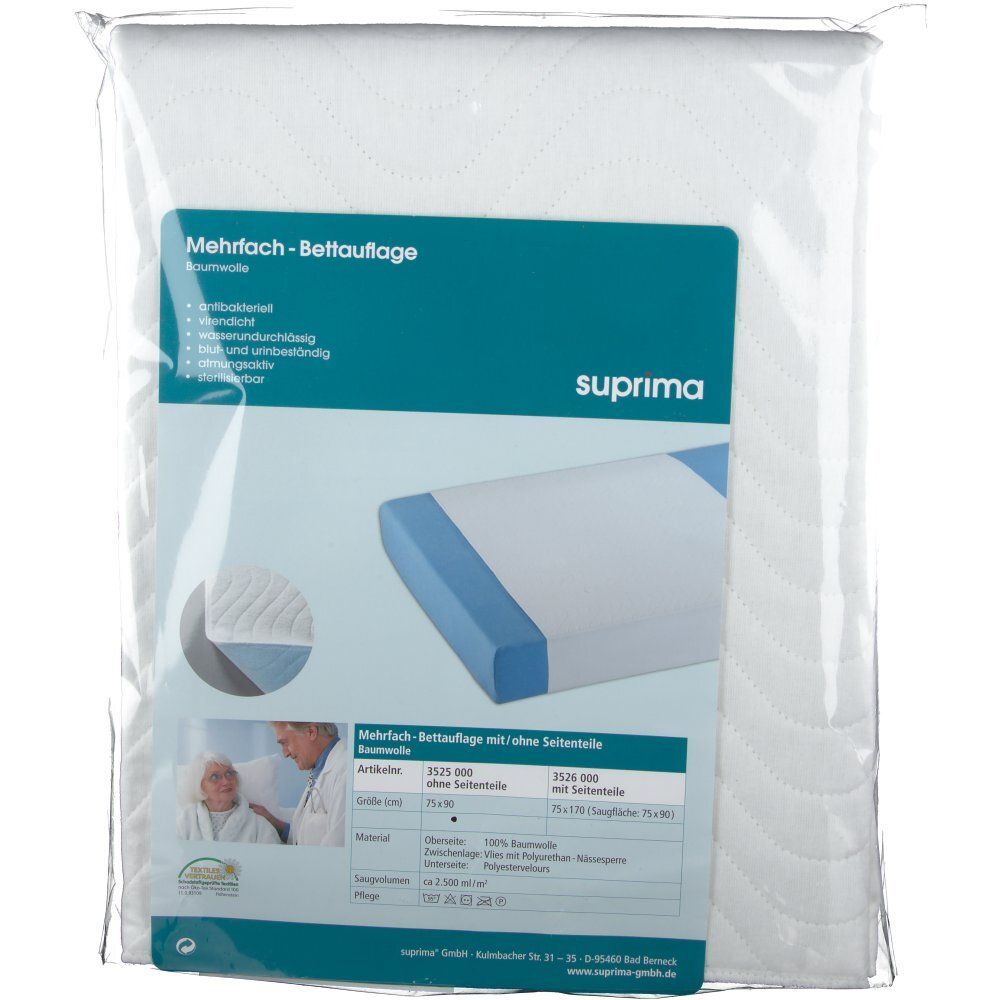 Suprima Bettauflage 3525 75x90 cm Bw/Pe/Vi/Pv 1 St Auflage