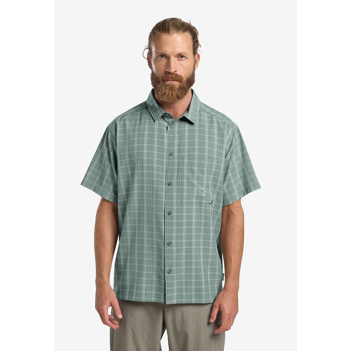 Jack Wolfskin Meseta Shirt M check sago palm (T0386) S A63880_T0386_A06