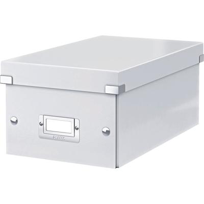 LEITZ Ablagebox Click & Store DVD weiß Packung mit 6 Stück