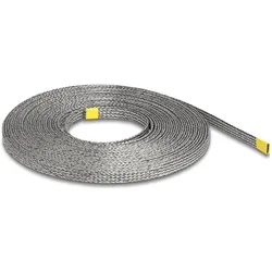Delock, Kabelschutz + Kabelführung, Geflechtschlauch zur EMI Abschirmung dehnbar 10 m x 10 mm (Kabelschlauch, 1000 cm)