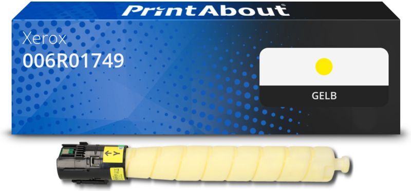 PrintAbout Toner kompatibel mit Xerox 006R01749 - Gelb