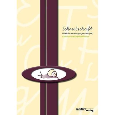 Schreibschrift (VA) - alternative Buchstabenformen - Vereinfachte Ausgangsschrift, Taschenbuch von Peter Wachendorf, Jandorfverlag KG,