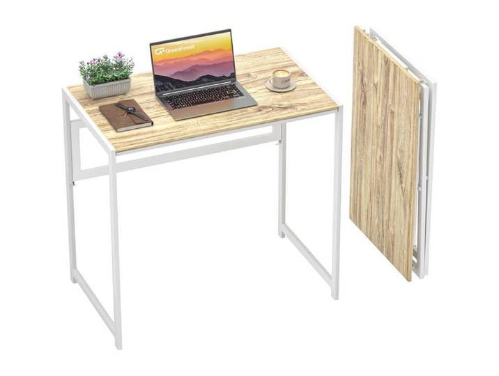 Bureau pliable - Pliable sans assemblage - Dimensions 80x48x75 cm - Structure stable en métal
