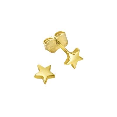 Paar Ohrstecker VIVANCE "375 Gelbgold Motiv Sterne", gelb, Ohrringe, Damen, one-size, Gold, Ohrstecker