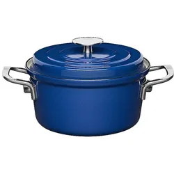 Riess Topf Deckel 20cm/1,7l AROMAPLUS Azure, Pfanne + Kochtopf, Blau