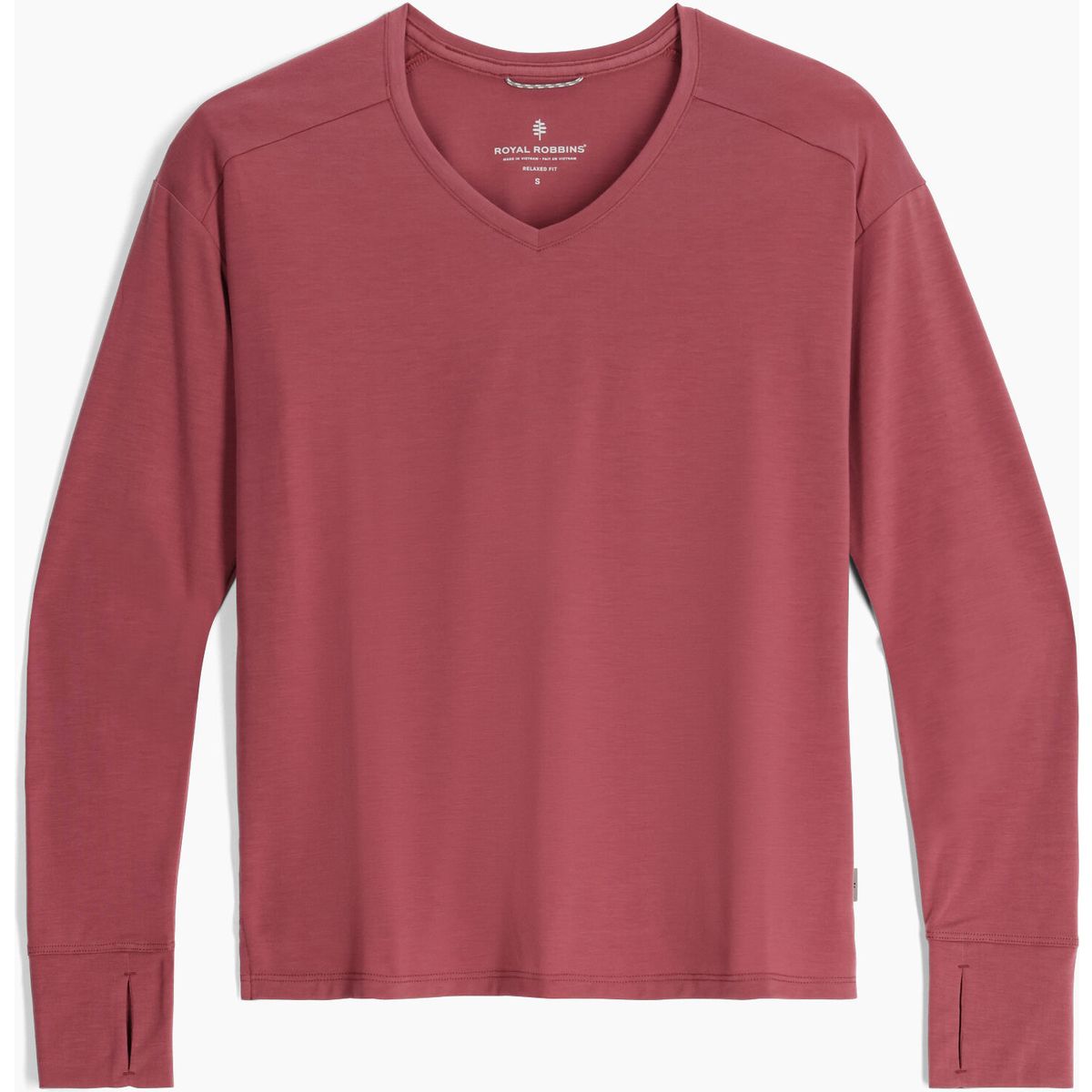 Royal Robbins W Madera V-neck wild rhubarb (602) M Y14600139602M