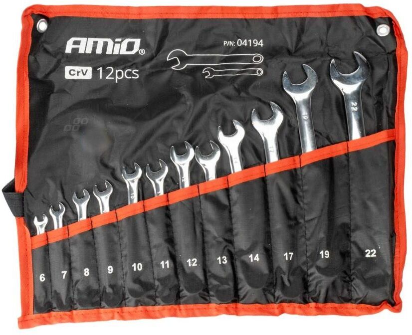 AMiO 04194 Spanner Set, ring / open ended