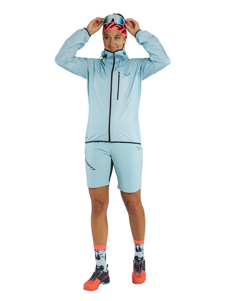 DYNAFIT Funktionsjacke "Traverse GTX" in Hellblau - L