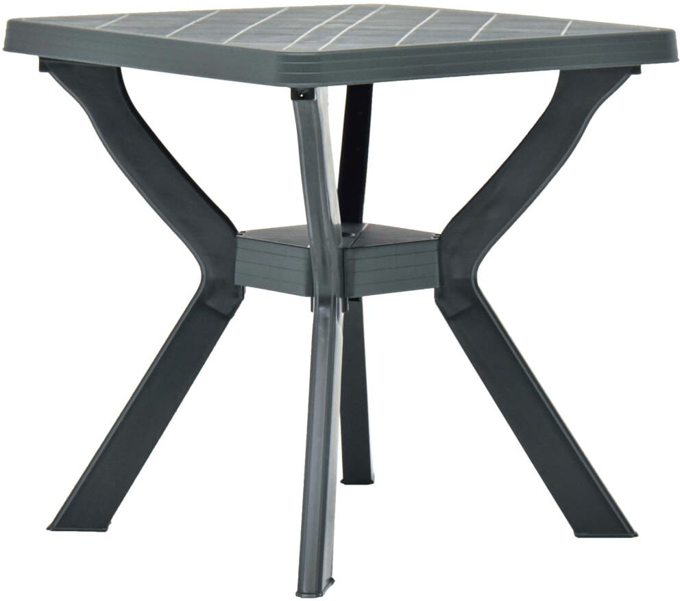 Dakota Fields Xena Square Outdoor Bistro Table - 70 cm W 70 cm D Green