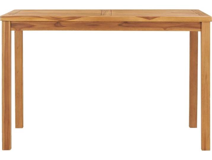 vidaXL Garten-Esstisch 120x70x77 cm Massivholz Teak