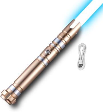 UIMOSO Light Sword, Light up Sword, FX Sound and Realistic Handle, Rechargeable Light Up Sword Toy for Adults and Kids