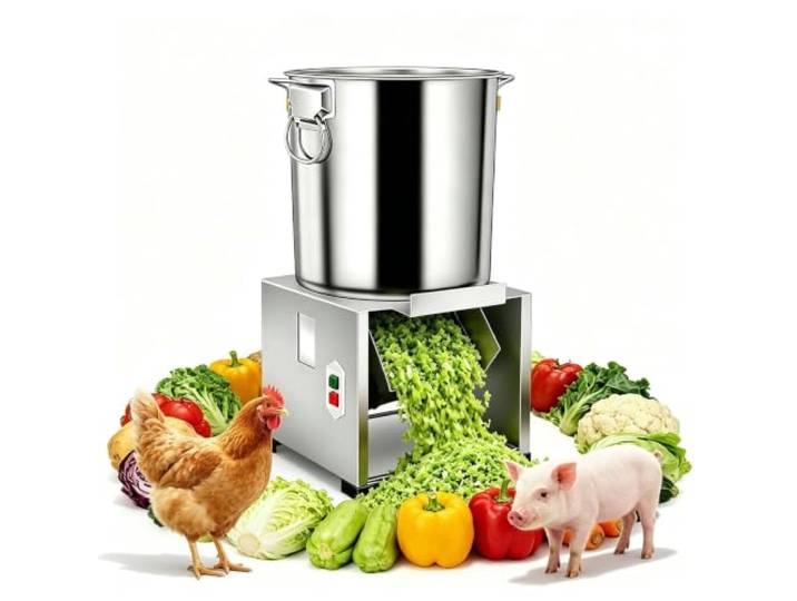 Hühnchen-Gemüsehacker – Futtermühle (1000–1800 W) 30 Cm Vergrößerter Futtereinlass – 50–200 Kg/h Ausstoß, Mit Spritzschutz, For Kartoffeln, Karotten, Futterpflanzen Usw(1500w)