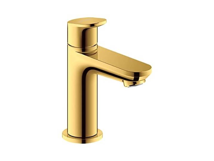 Duravit Wave robinet de sol (hauteur du bec 77 mm)\, mitigeur de lavabo pour eau froide\, robinet d'eau froide pour salle de bains\, robinetterie pour eau froide\, finition or poli