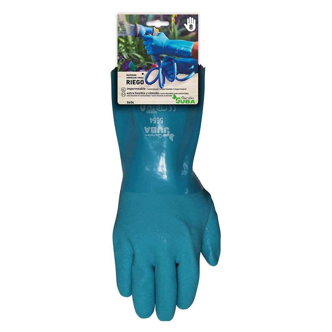 Juba Dreilagiger PVC-Handschuh, sandfarben, Baumwollfutter, für Gartenbewässerung, s-08 (8) (32684305)