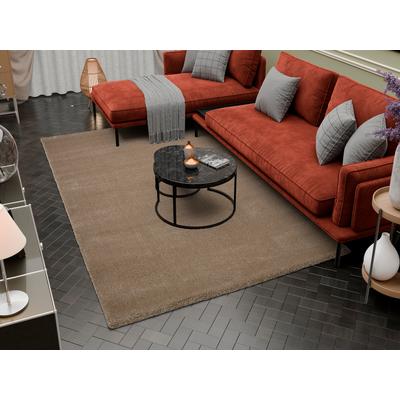 OCI DIE TEPPICHMARKE "KOMFORT, auch als Läufer und in Rund" rechteckig 20 mm Höhe Uni - Hochflor, Langflor, Shaggy, maschinengewebt, robust