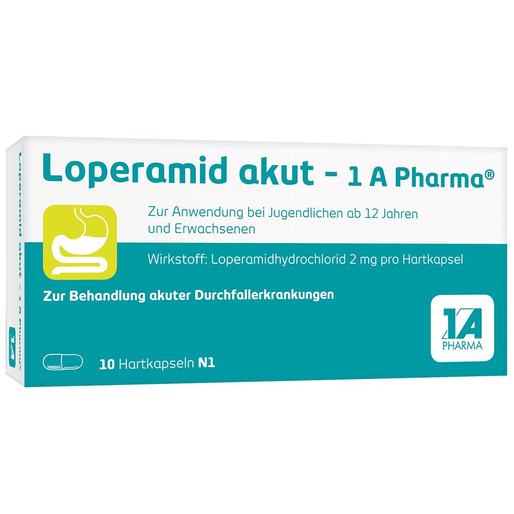 Loperamid akut-1A Pharma Hartkapseln 10 St
