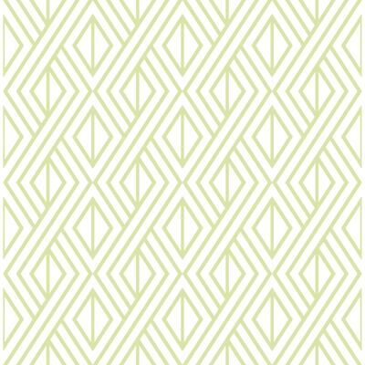 Seabrook Designs Marquis Diamond Geometric Unpasted Wallpaper
