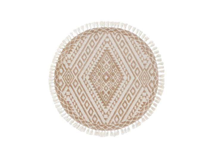 Tapis rond beige D 150