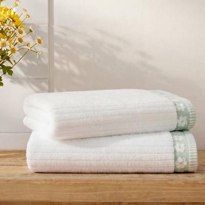 Intelligent Design Flora Rib 2 Piece Bath Towel Set
