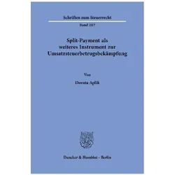 Aplik:Split-Payment als weiteres Instru, Fachbücher von Dorota Aplik