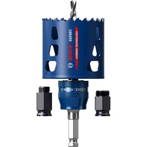 Bosch Lochsäge Expert Tough Material, Starter-Set, Ø 68mm, für Holz, Kunststoff, Metall, Ziegel