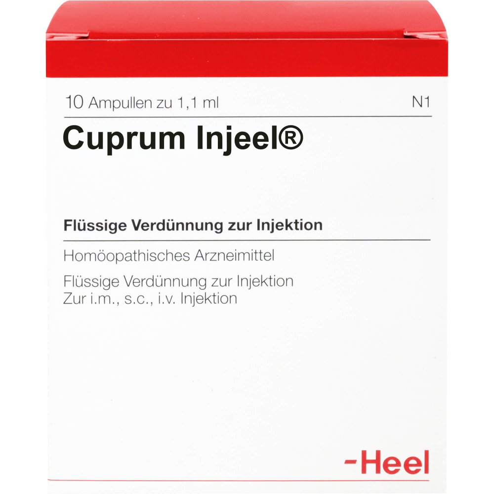 Biologische Heilmittel Heel GmbH Cuprum Injeel Ampullen 00252167