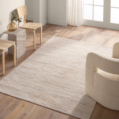 Juniper Home Tien Striped Beige/Cream Rug