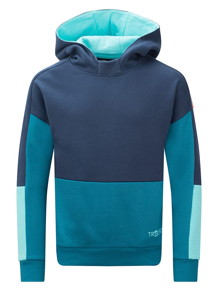 Trollkids Hoodie "Rondane" in Dunkelblau - 98