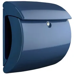 Burg Wächter Kunststoff-Briefkasten Piano Marine Blue