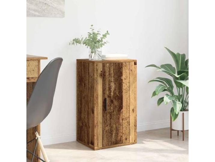 HEFZGDB Weißes Sideboard aus Holzwerkstoff mit Tür, langlebiges Sideboard für die Wohnung mit geräumigen Fächern und Stabiler Oberplatte, praktisches mit Tür