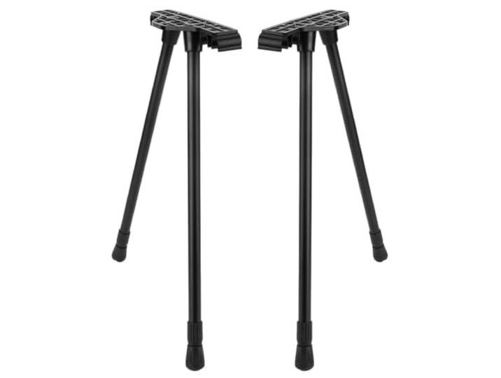 DUNSBY Klapptischbeine Klappbare Camping-Tischbeine Metall faltbar, höhenverstellbar, DIY-Ausrüstung for den Außenbereich(Two set)