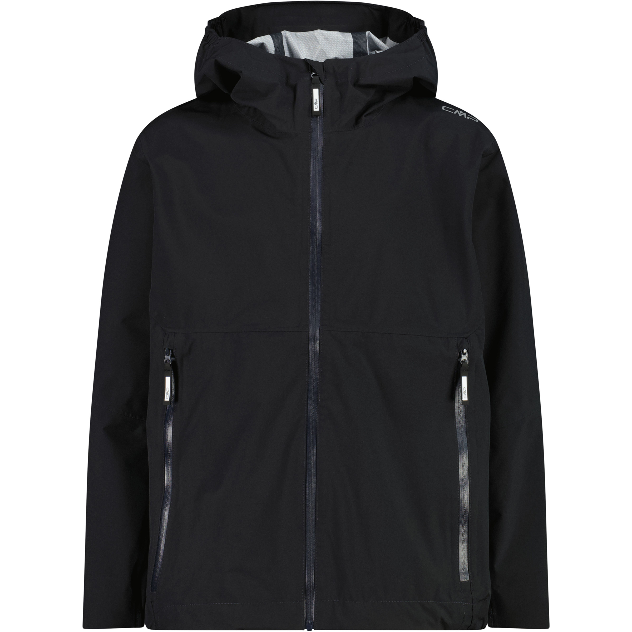 CMP Kinder Regenjacke schwarz Größe 104 Trekking Winddicht Wasserabweisend
