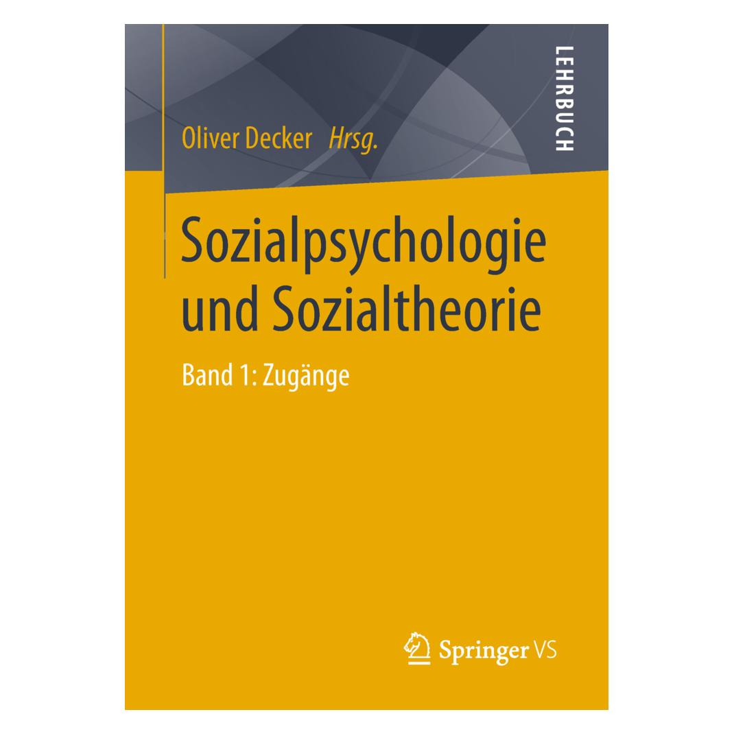 VS Sozialpsychologie und Sozialtheorie (Deutsch, Softcover, Oliver Decker) (7142991)