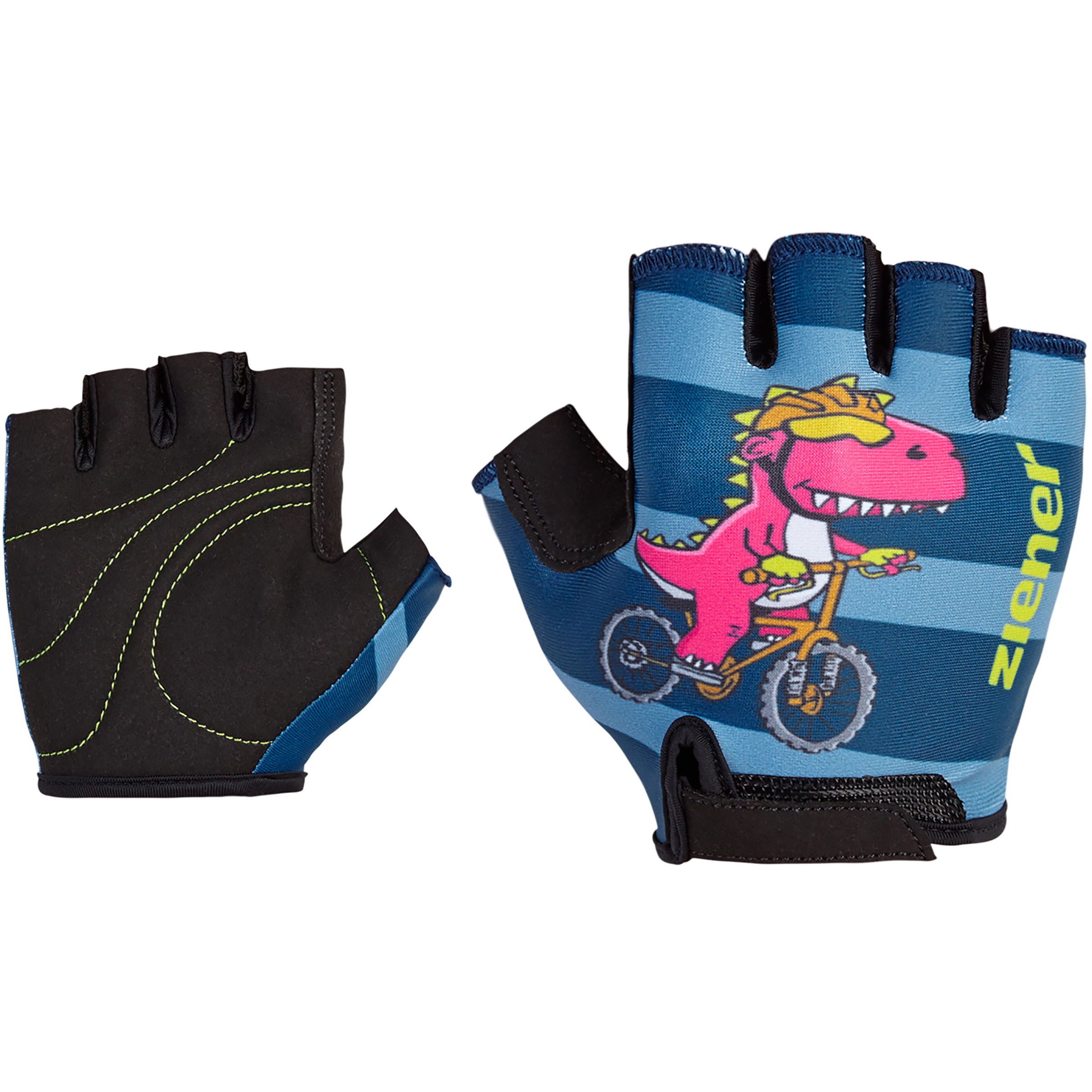 Ziener Closi Bike Kinder Fingerhandschuhe blau Größe M Mountainbike Elastisch