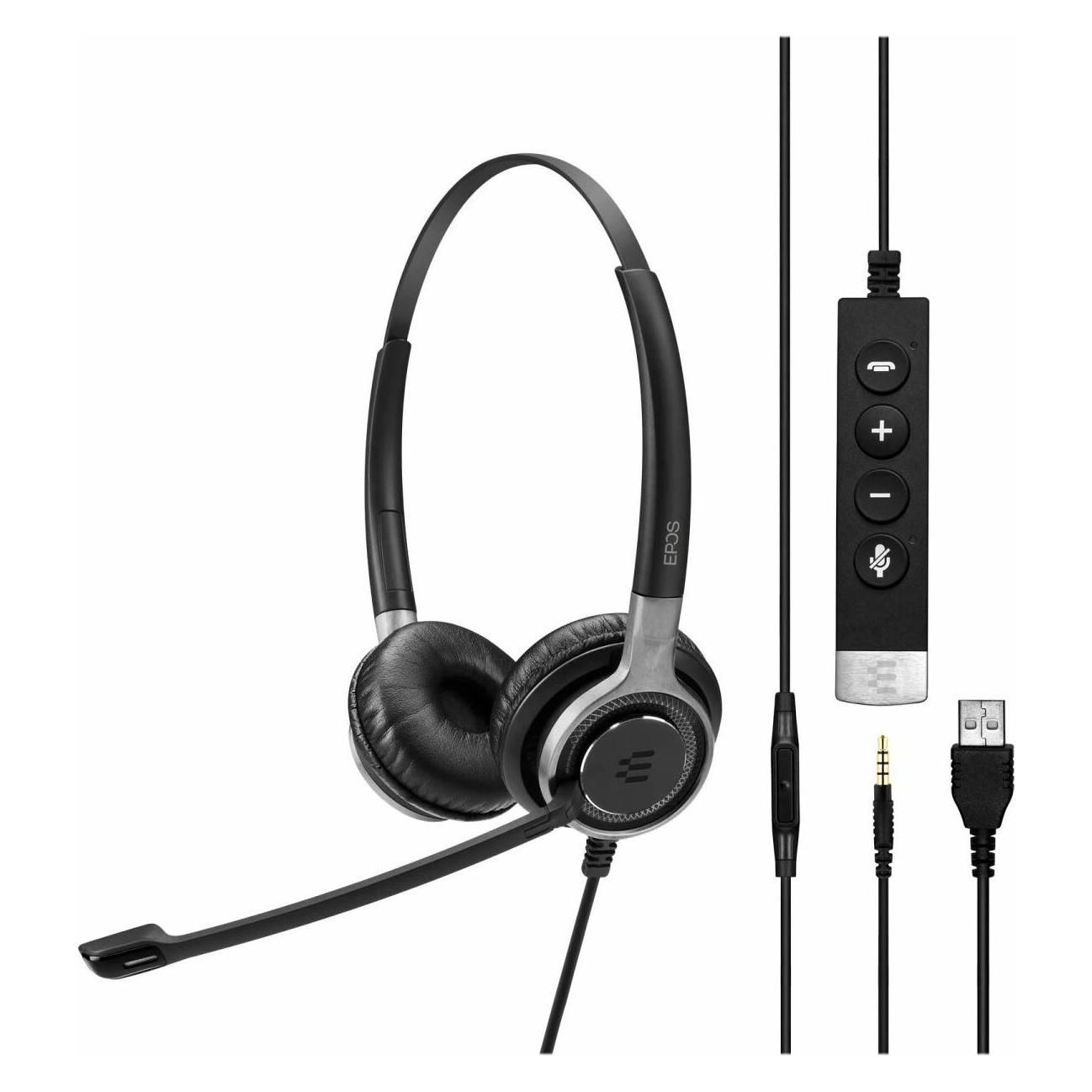 EPOS SENNHEISER IMAPCT SC 665 USB Century Headset (Kabelgebunden, USB-A) (1000645)