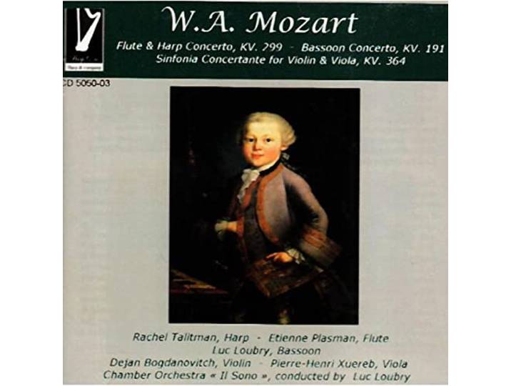 Mozart Flute & Harp Bassoon Concerto Sinfonia Conc