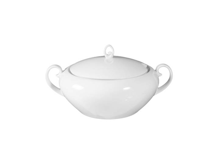 Seltmann Weiden Schüssel MIT Deckel Rondo/Liane weiß 2,35 l, Weiß, Keramik, Rund, 22.3x15.6x28.6 cm, Geschirr, Schalen & Schüsseln, Müslischalen