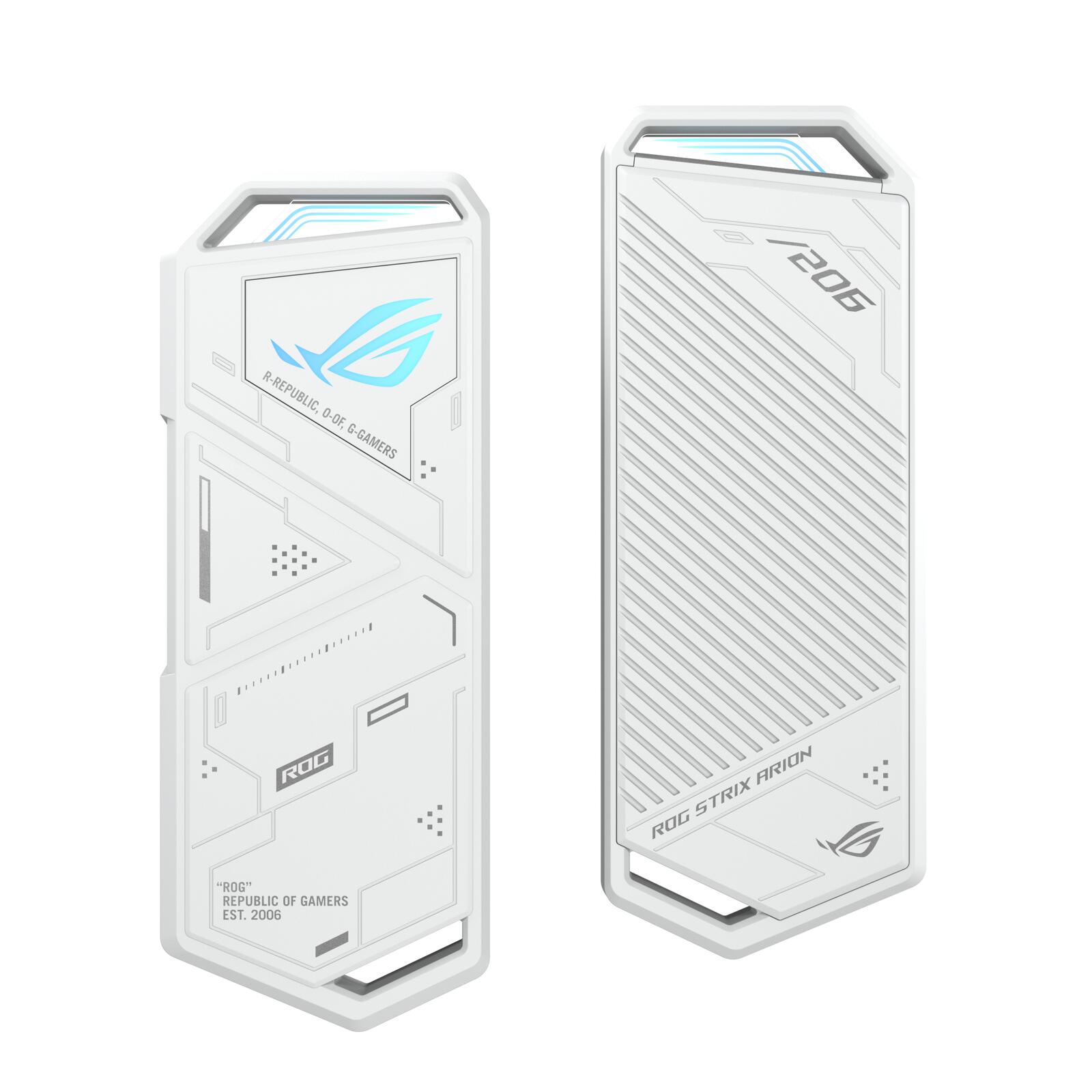 ASUS ROG STRIX Arion M.2 NVMe-SSD-Gehäuse, White Edition 90DD02H1-B09000
