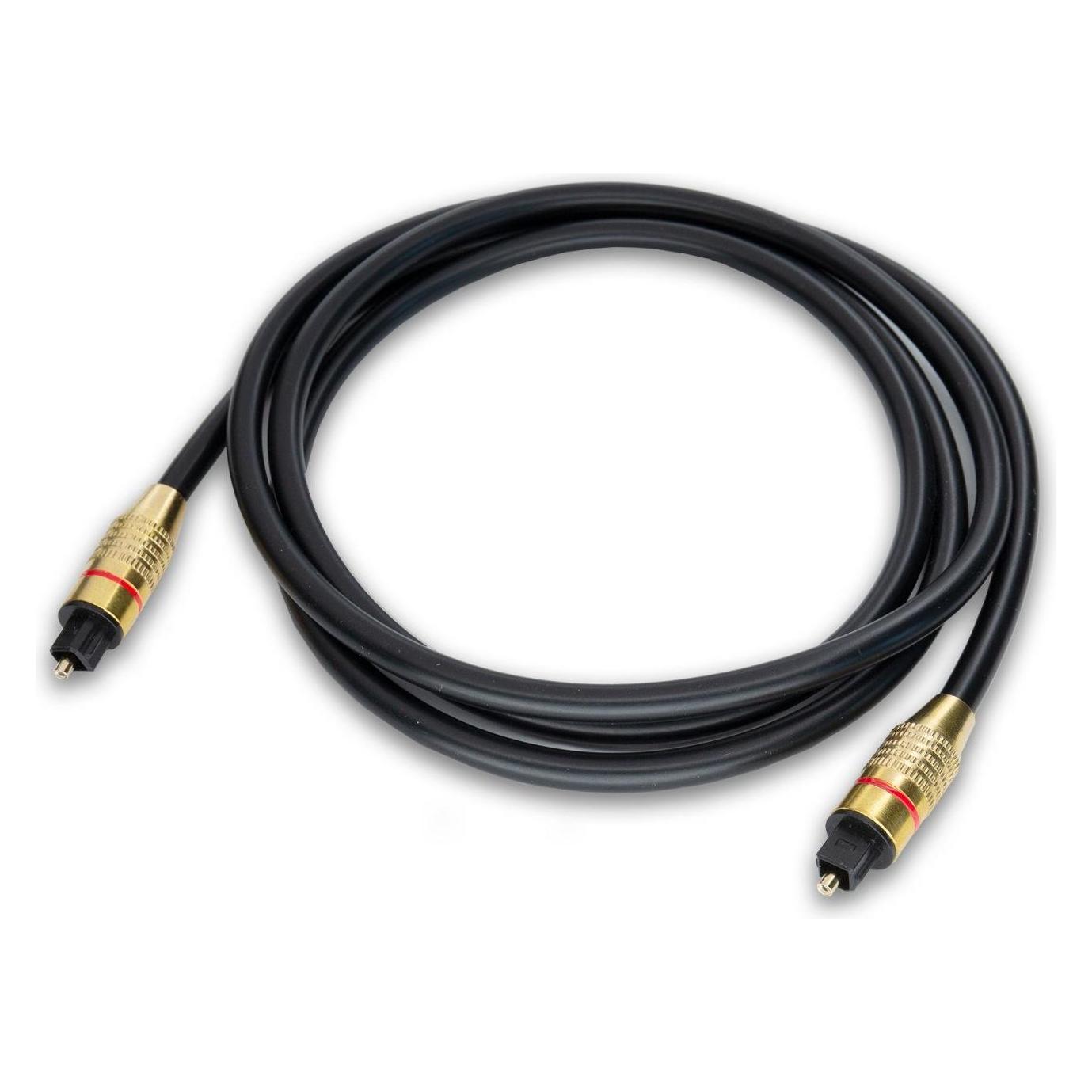 Roger Kabel Toslink - Toslink 2m złoty (4752168140826) (2 m, Toslink Kabel) (49787358)