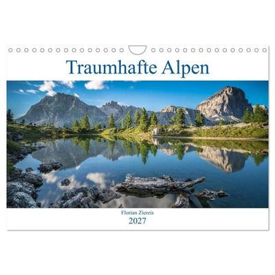 Traumhafte Alpen (Wandkalender 2027 DIN A4 quer), CALVENDO Monatskalender