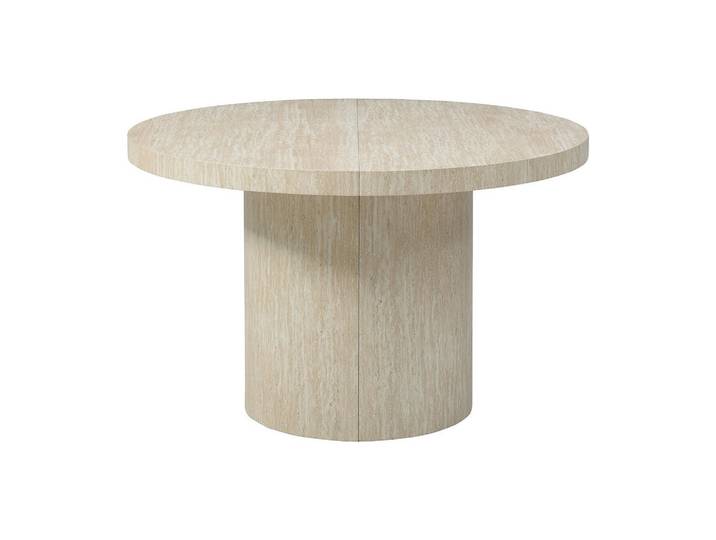 Vente-Unique Esstisch - 4 Personen, 6 Personen, 8 Personen, 10 Personen, 12 Personen - holz - beige Sidrina, Beige, Holz, Uni, Oval, 240x76x120 cm, Esszimmer, Esstische