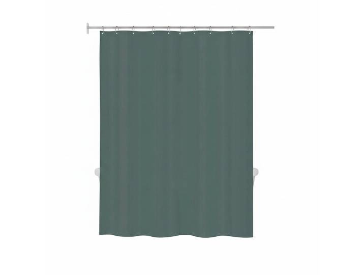 Spirella Duschvorhang Primo, Dunkelgrün, Uni, 180x200 cm, antibakteriell, wasserundurchlässig, wasserabweisend, Heimtextilien, Badtextilien, Duschvorhänge