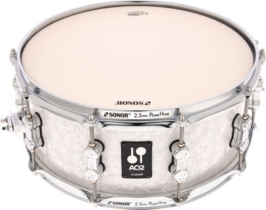 "Sonor 14""x06"" AQ2 Snare Drum WHP White Pearl"