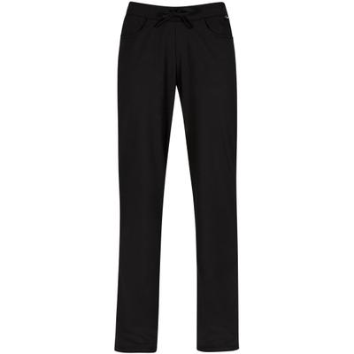 Jerseyhose TRIGEMA "TRIGEMA Hüfthose DELUXE Baumwolle", Damen, Gr. M, Normalgrößen, schwarz, Single Jersey, 100% Baumwolle, Basic, Hosen Jerseyhose