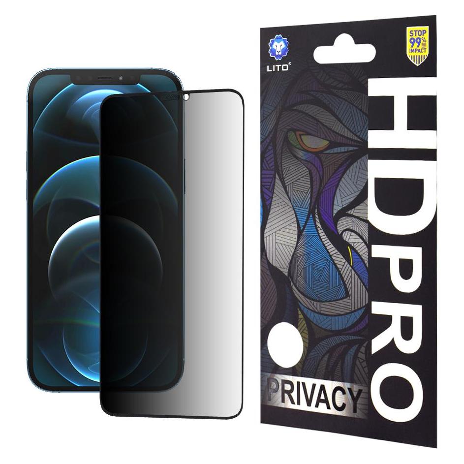 Lito - HD Pro Privacy - iPhone 12 Pro Max - Black (Apple iPhone 12 Pro Max) (56351572)