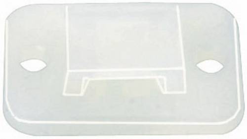 HellermannTyton TY3G1S-PA66-NA-C1 Befestigungssockel selbstklebend, schraubbar 151-11319 halogenfrei, UV-stabilisiert, witterungsstabil Transparent
