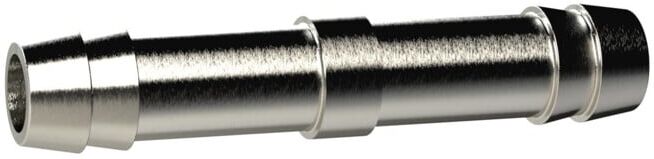 Riegler Double embout de tuyau, pour tuyau LW 25 mm, laiton chromé (MSN1702525)